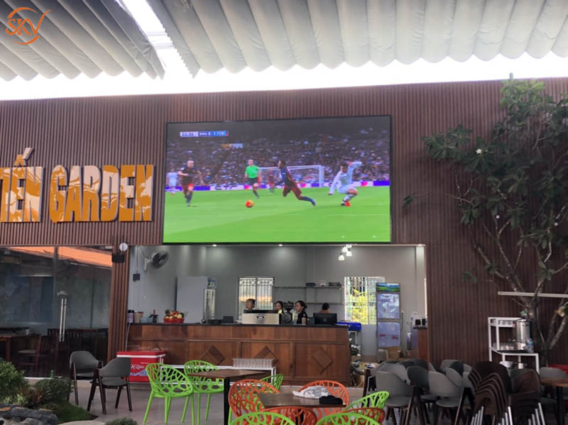 màn hình led quán cafe bóng đá quán nhậu 1