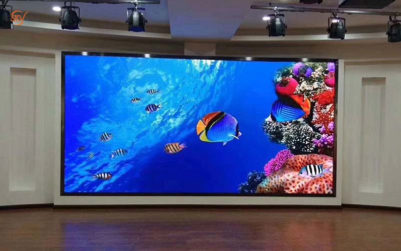 Màn hình led lắp đặt trong nhà màu sắc sinh động, dịu mát