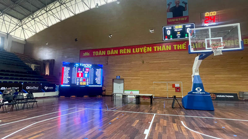 Màn Hình LED P3.91 Indoor Tại Nhà Thi Đấu Huyện Thanh Trì