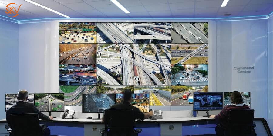 Lắp đặt màn hình led phòng điều khiển 5