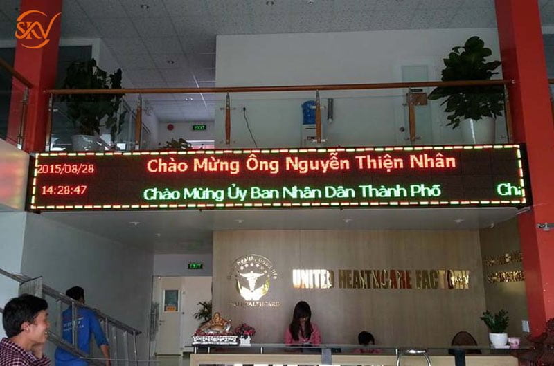 Màn hình led chạy chữ là gì? Báo giá toàn quốc màn hình led chạy chữ 3 màu 2