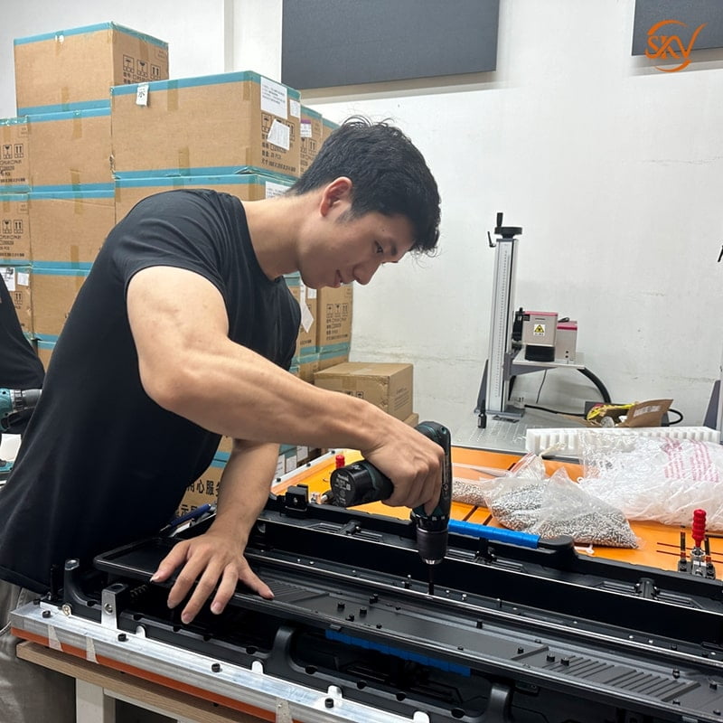 Lắp ráp Cabin Led P3.91 Outdoor Tại Kho SVK