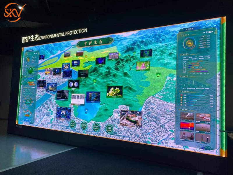 Màn Hình LED P1.53 Indoor cho hiển thị bản đồ