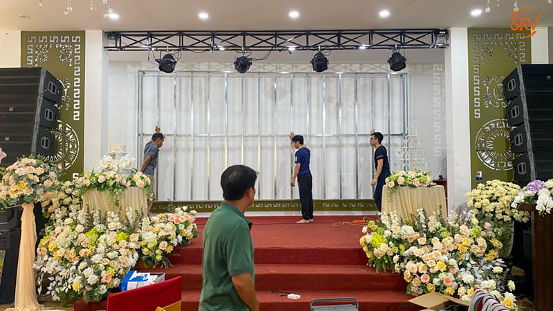 SKV Thi Công Màn Hình Led P4 Indoor Tại Nhà Hàng Mỹ Hạnh Garden Restaurant, Hòa Bình SKV Thi Công Màn Hình Led P4 Indoor Tại Nhà Hàng Mỹ Hạnh Garden Restaurant, Hòa Bình 4