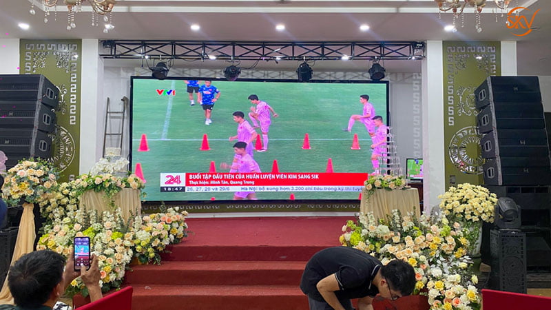 SKV Thi Công Màn Hình Led P4 Indoor Tại Nhà Hàng Mỹ Hạnh Garden Restaurant, Hòa Bình SKV Thi Công Màn Hình Led P4 Indoor Tại Nhà Hàng Mỹ Hạnh Garden Restaurant, Hòa Bình 5