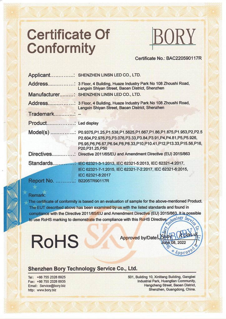 Tiêu chuẩn RoHS là gì? - Tác Động Đến Thị Trường Màn Hình LED Tiêu chuẩn RoHS 2