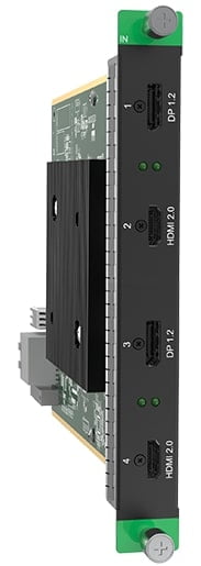 Pixelhue F4 Input Card - Dual 4K HDMI2-0-DP1-2