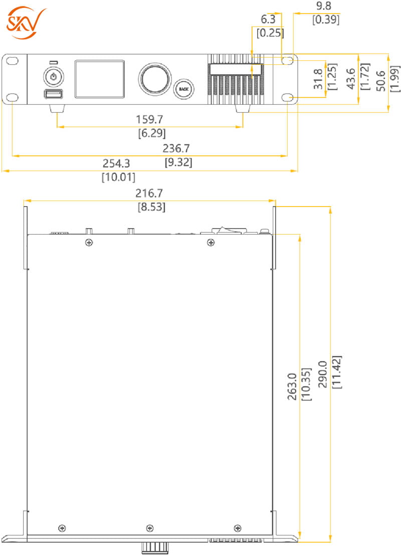 NovaStar KU20 kích thước Novastar KU20