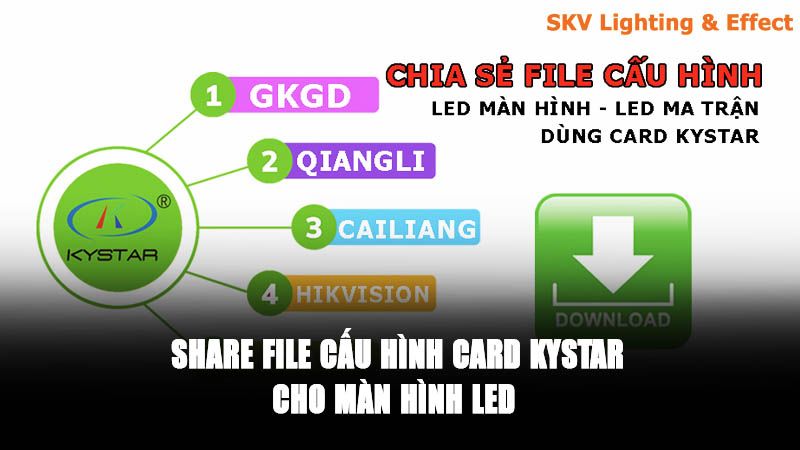Chia sẻ File cấu hình Card Kystar cho màn hình Led Chia sẻ File cấu hình Card Kystar cho màn hình Led