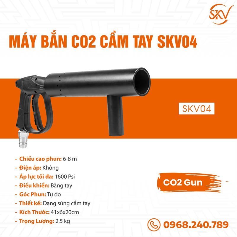 máy bắn CO2 led cầm tay SKV04