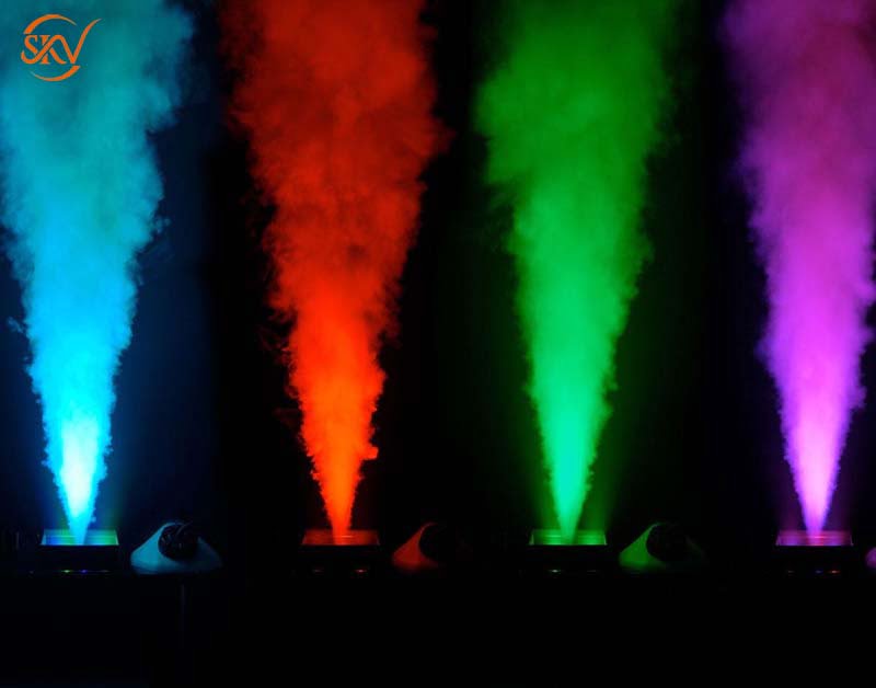 Hiệu ứng khói màu của máy phun khói 1500W LED RGB