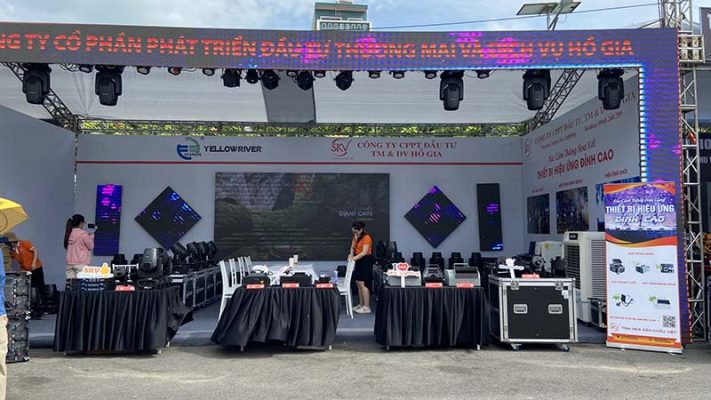 Cập nhật Tiến Trình SKV Tham Gia Sự Kiện Triển Lãm Các Thiết Bị Sân Khấu Chuyên Nghiệp su kien trien lam ung hoa 14