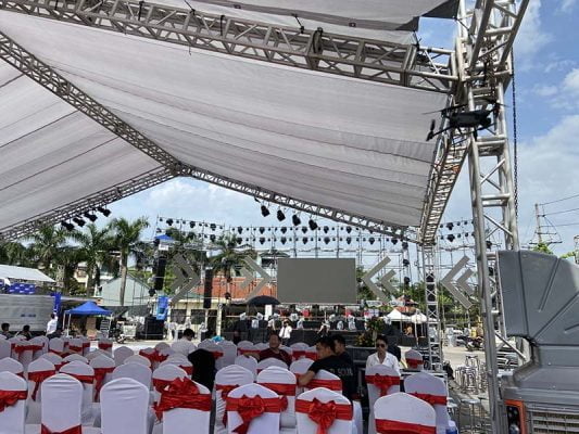 Cập nhật Tiến Trình SKV Tham Gia Sự Kiện Triển Lãm Các Thiết Bị Sân Khấu Chuyên Nghiệp su kien trien lam ung hoa 4