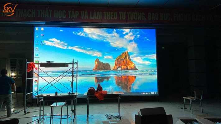 SKV – Nhà Thầu Uy Tín Thi Công Màn Hình Led Sân Trường THPT Thạch Thất, Hà Nội dự án thi công màn hình led sân trường THPT Thạch Thất