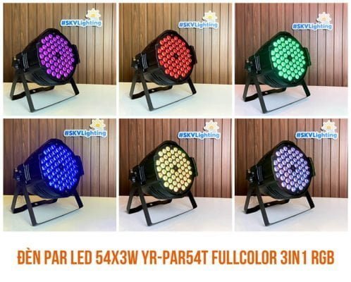 So sánh Đèn Par LED 54x3w RGB 3in1 và Đèn Par LED 54x3w RGBW So sánh Đèn Par LED 54x3w RGB 3in1 và Đèn Par LED 54x3w RGBW