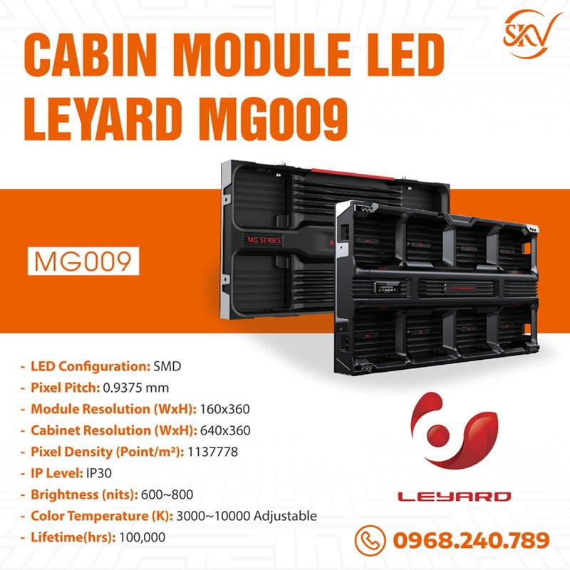 Cabin module led Leyard MG009