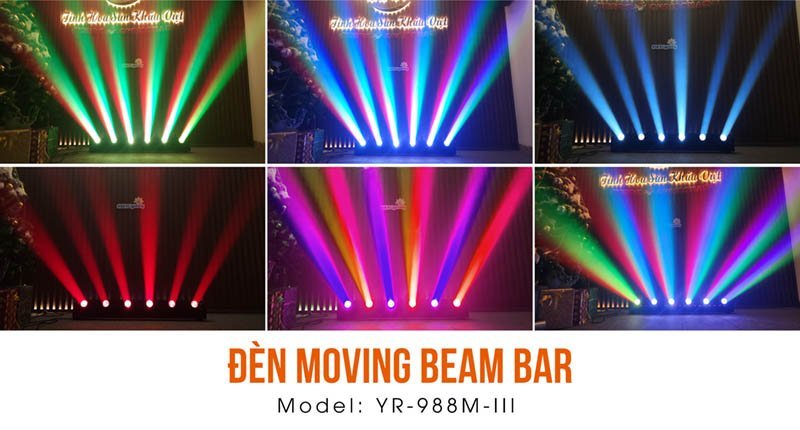 Đèn Moving Beam Bar YR-988M-III (6x32w 4in1 RGBW) 9