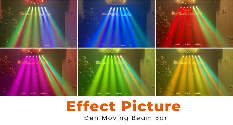 Hiệu ứng Đèn Moving Beam Bar YellowRiver YR-988M-I (6x10w 4in1) 
