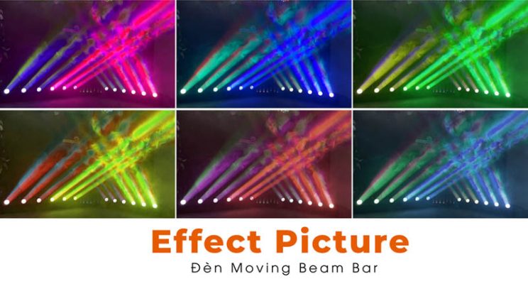 Hiệu ứng Đèn Moving Beam Bar YellowRiver YR-988M-I (6x10w 4in1)