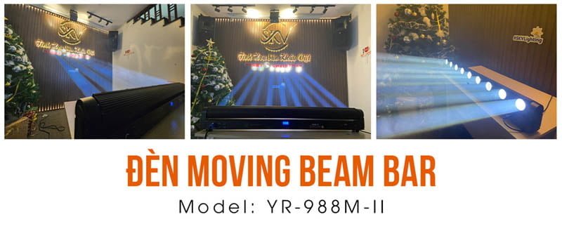 Hiệu ứng ánh sáng dèn Moving Beam Bar YellowRiver YR-988M-II
