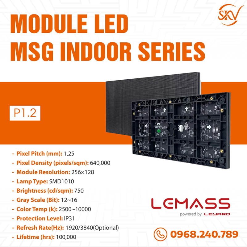 Module Led Lemass MSG P1.2 Indoor