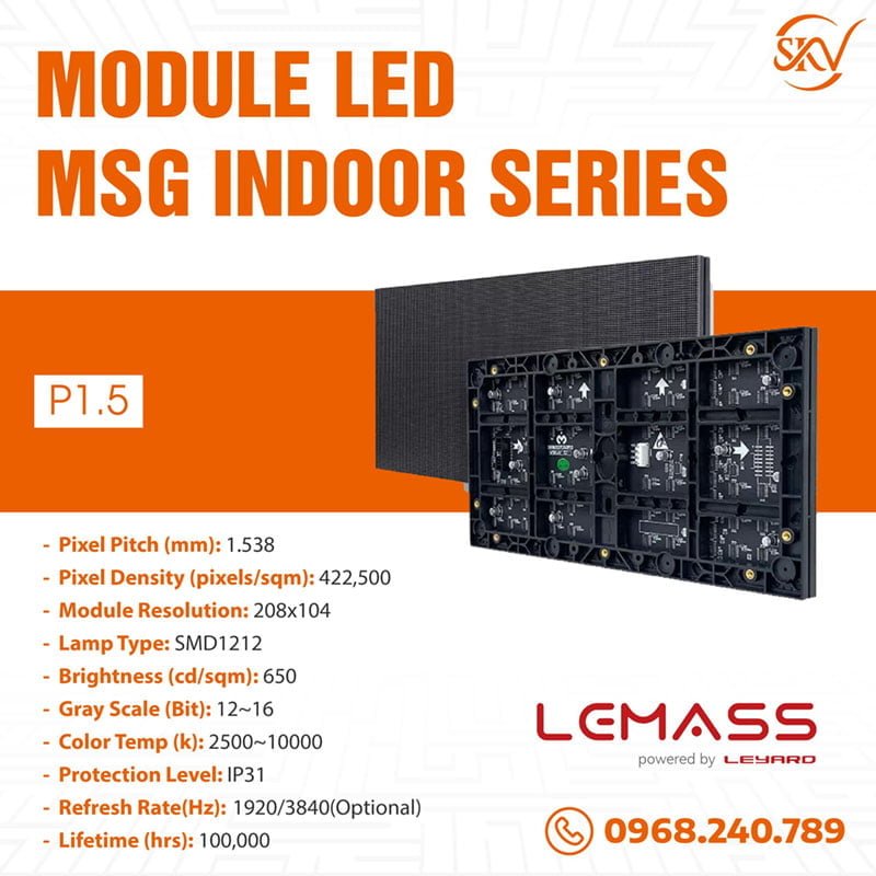 Module Led Lemass MSG P1.5 Indoor