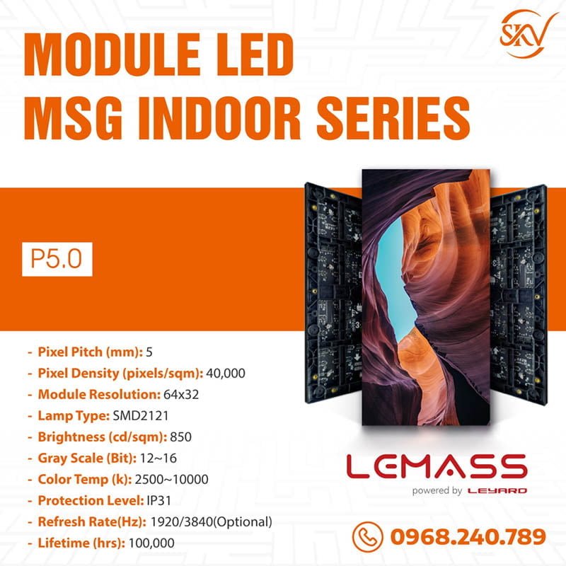Module Led Lemass MSG P5.0 Indoor