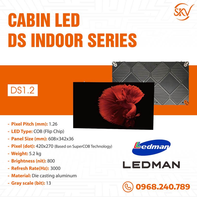 Cabin Led Ledman DS P1.2 Indoor