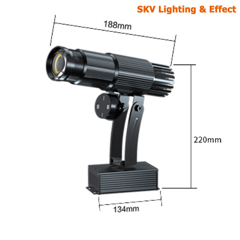 Đèn Chiếu Logo SKV-G50 – 50W Indoor Kích thước đèn chiếu logo SKV-G50 50w