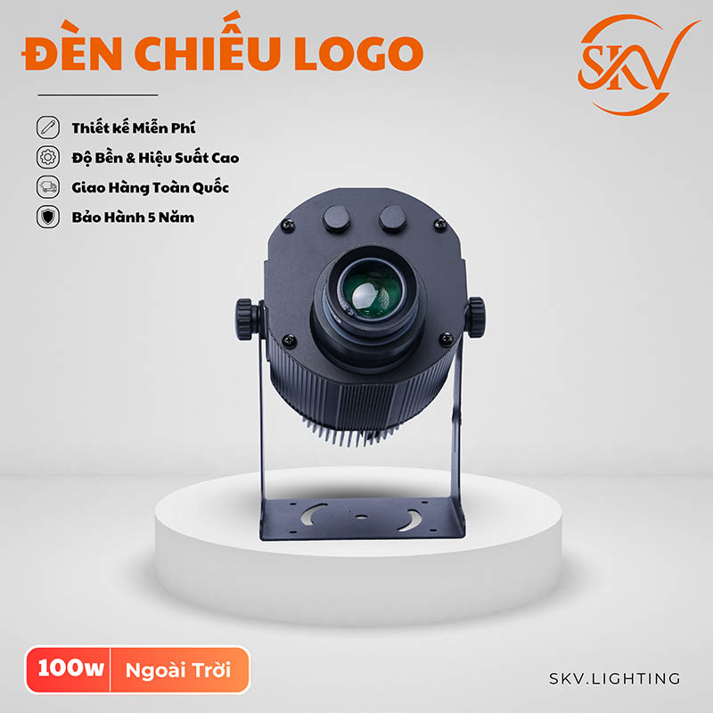 đèn chiếu logo skv-tm100 100w